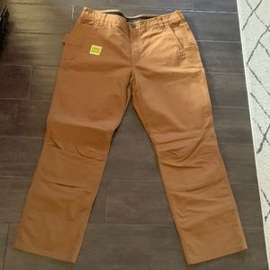 Brand new, rugged flex steel, double front pant, relaxed fit, 38x30